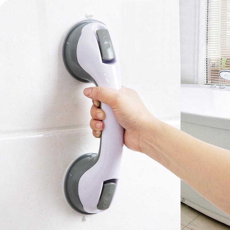 Non-Slip Drill-Free Suction-Mount Shower Handrail