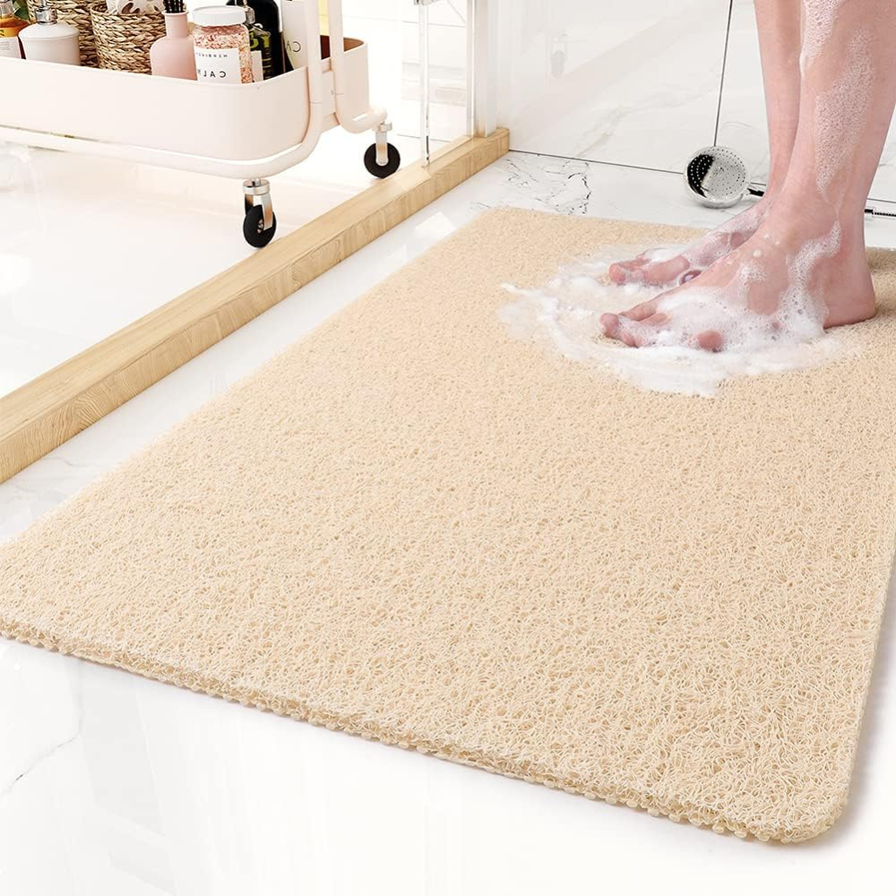 Non-Slip Shower Mat with Soft Anti-Slip Design for Safe Bathroom Use – Versatile Textured Bath Mat
