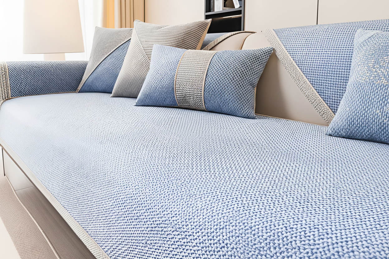 Non-Slip Textured Sofa and Cushion Cover