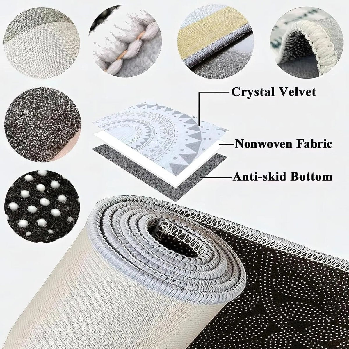 Outdoor Garden Carpet Weatherproof Durable Easy to Clean Patio Carpet