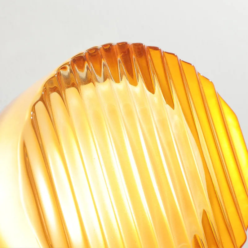 Plexiglass Wall Light with Fluted Design – Modern LED Wall Lamp for Contemporary Interiors, Easy Mount Sconce
