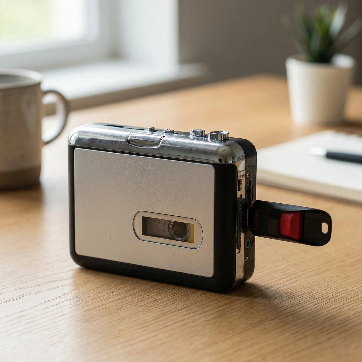 Portable Cassette-to-MP3 Converter