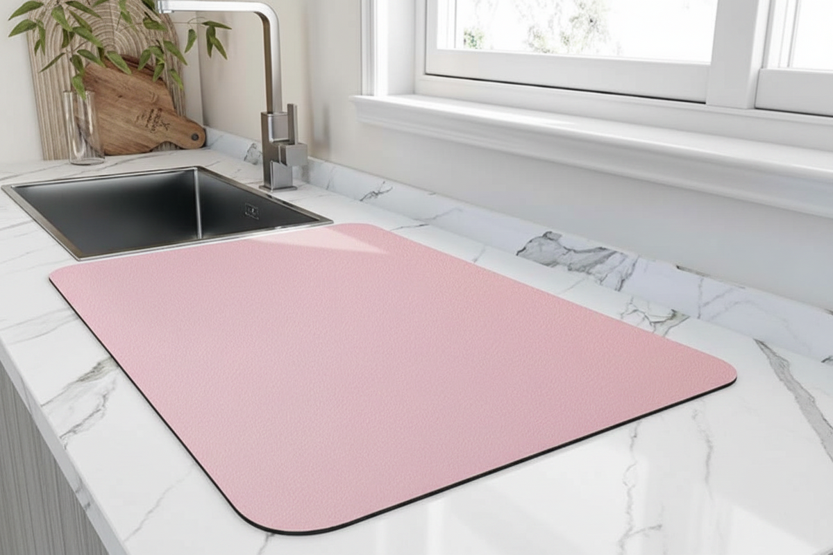 Rectangular Diatomite Dish Drying Mat