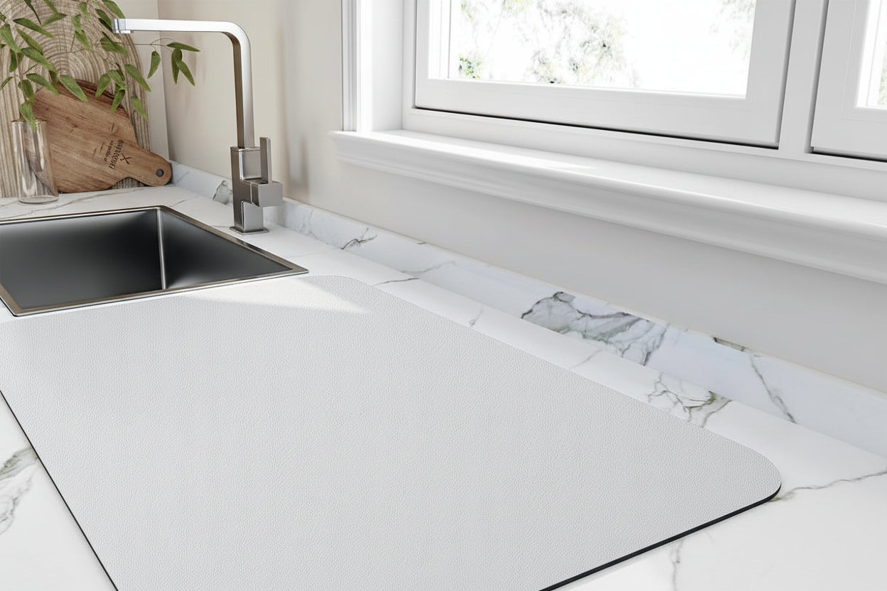 Rectangular Diatomite Dish Drying Mat