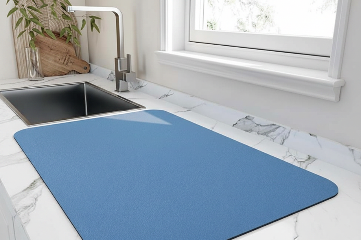 Rectangular Diatomite Dish Drying Mat