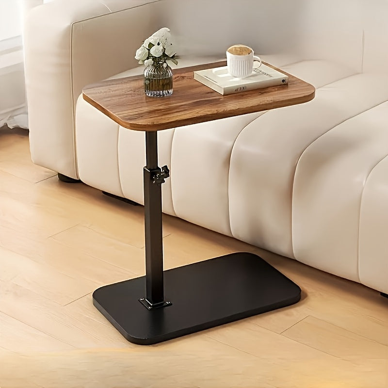 Rectangular Wood and Metal Sofa Table