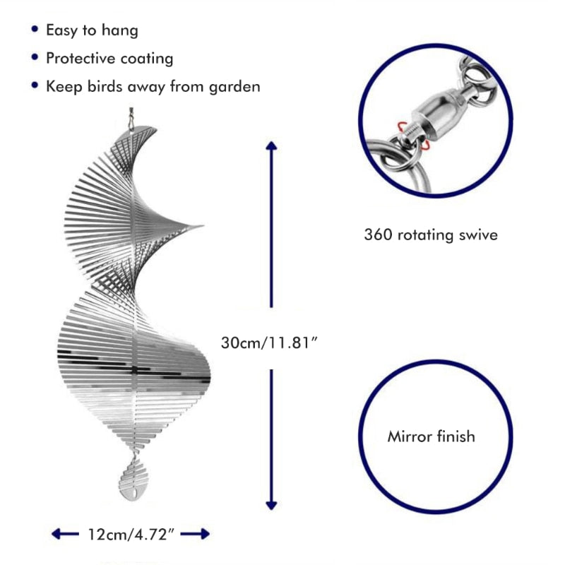 Rotating Wind Spinner