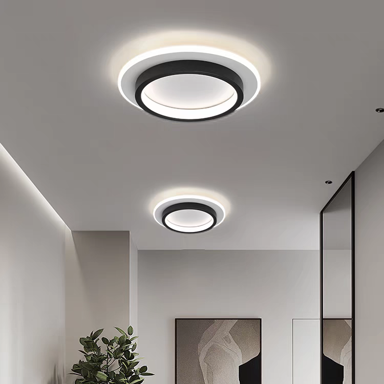 Round LED Ceiling Lamp for Bedroom Hallway and Living Room