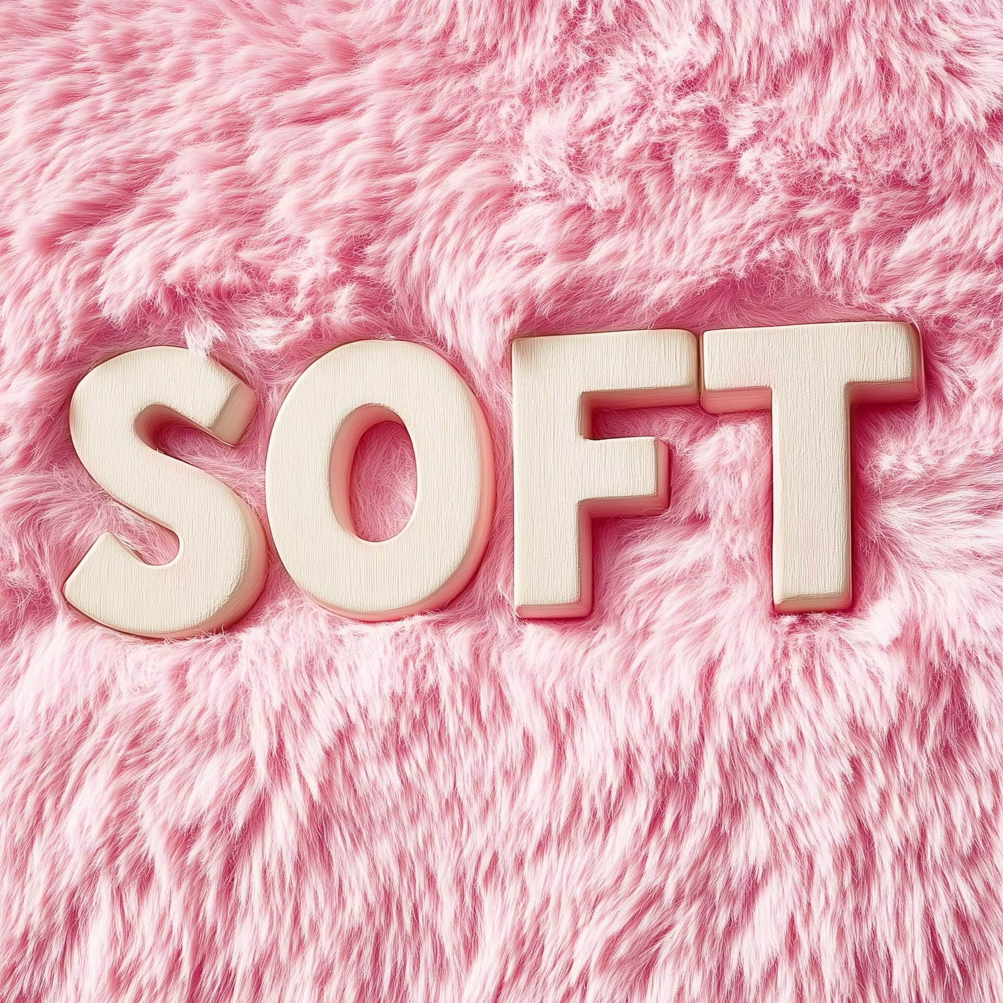 Round Shag Carpet with Plush Texture and Non-Slip Backing