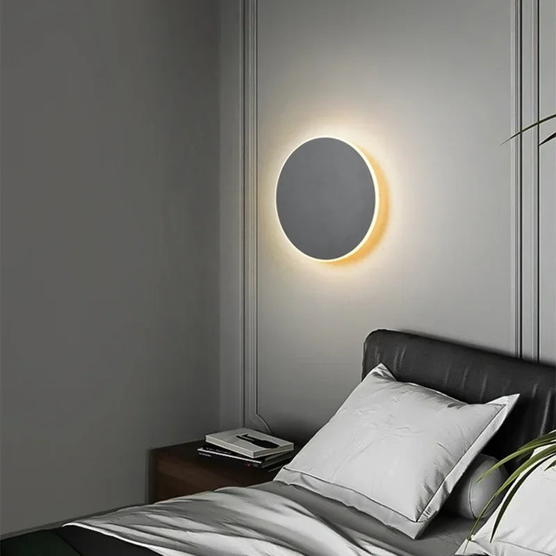 Round Touch Control Wall Lamp