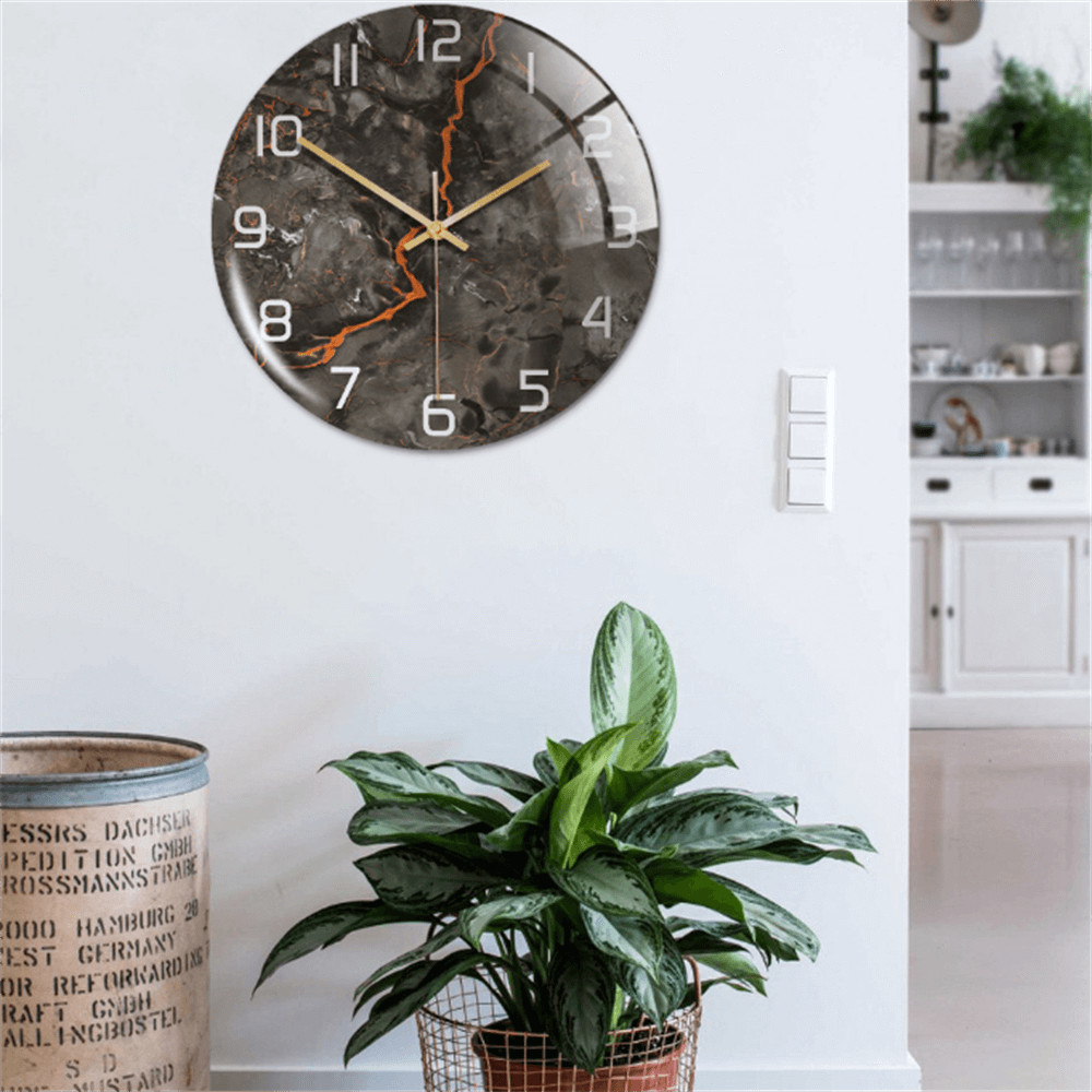 Round Wall Clock for Modern Home Decor