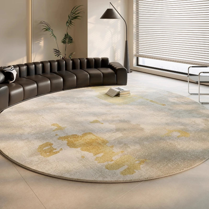 Round Plush Area Rug