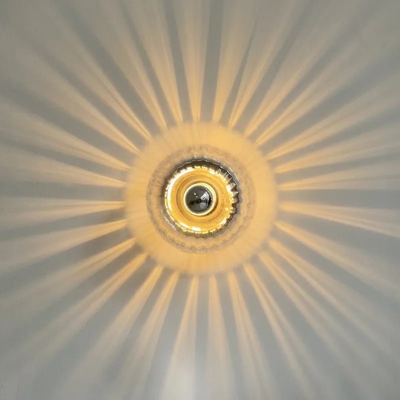 Scandinavian Wall Lamp – Modern Glass Sconce for Stylish Indoor Lighting, Metal and Glass Fixture, E14 LED Compatible