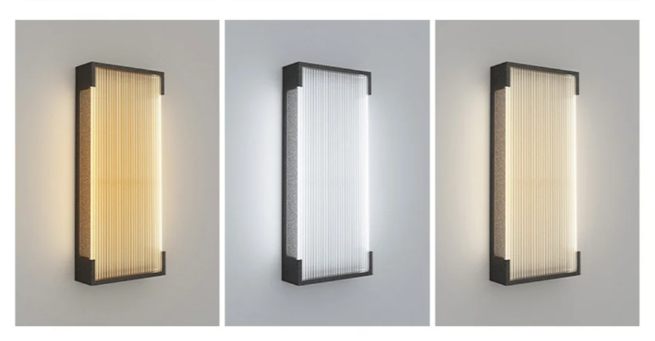 Solar Powered Outdoor Wall Lamp for Garden and Exterior Lighting