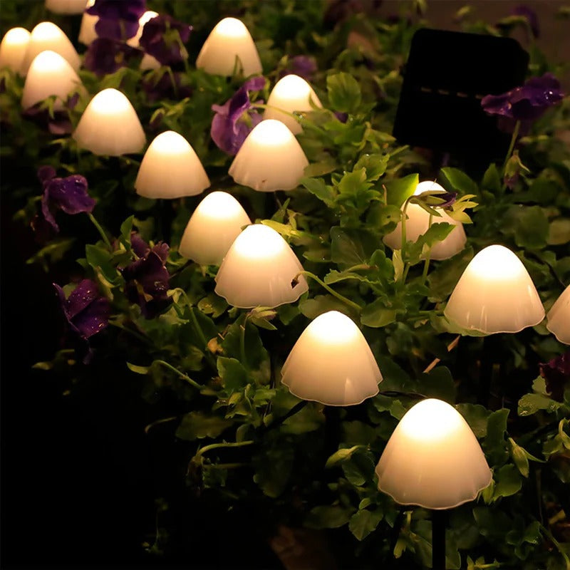 Solar LED Mushroom Garden Lights