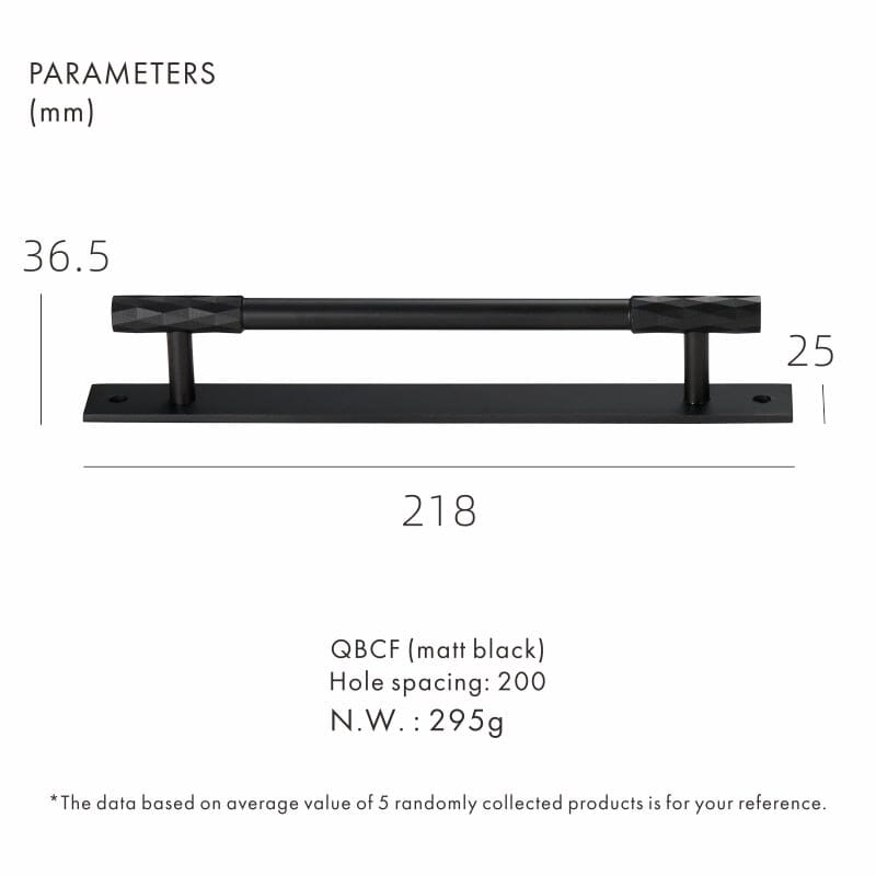 Solid Brass Pull Handle with Diamond Pattern – Matt Brushed Nickel Finish for Kitchen Cabinet Doors and Furniture