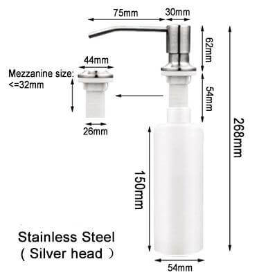 Stainless Steel Soap Dispenser