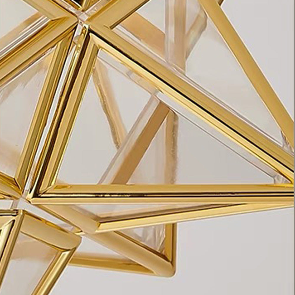 Star-Shaped Ceiling Lamp for Stylish Home Illumination