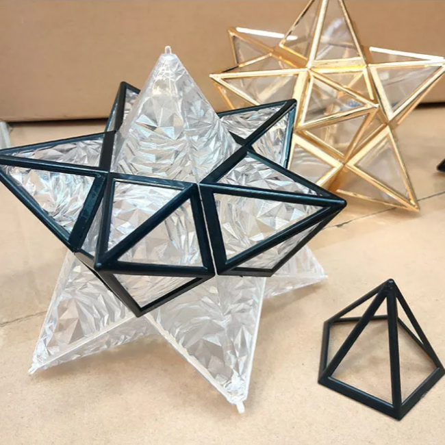 Star-Shaped Ceiling Lamp for Stylish Home Illumination