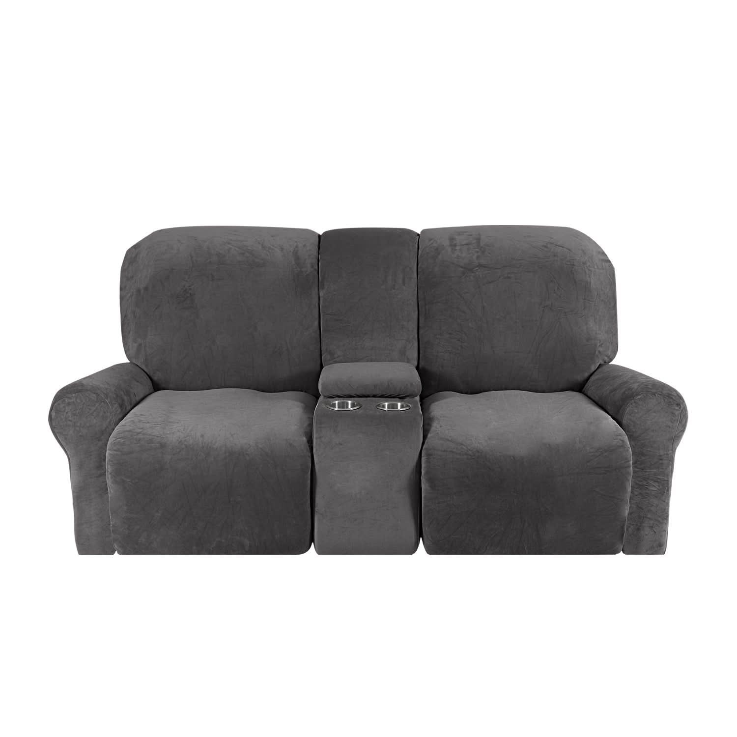 Stretch-Fit Non-Slip Machine-Washable Recliner Cover