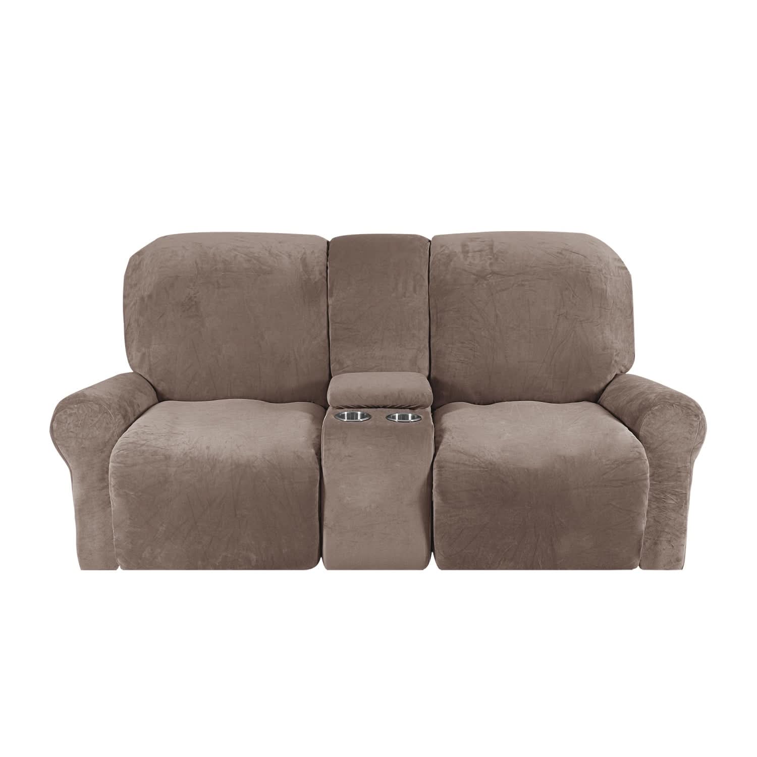 Stretch-Fit Non-Slip Machine-Washable Recliner Cover