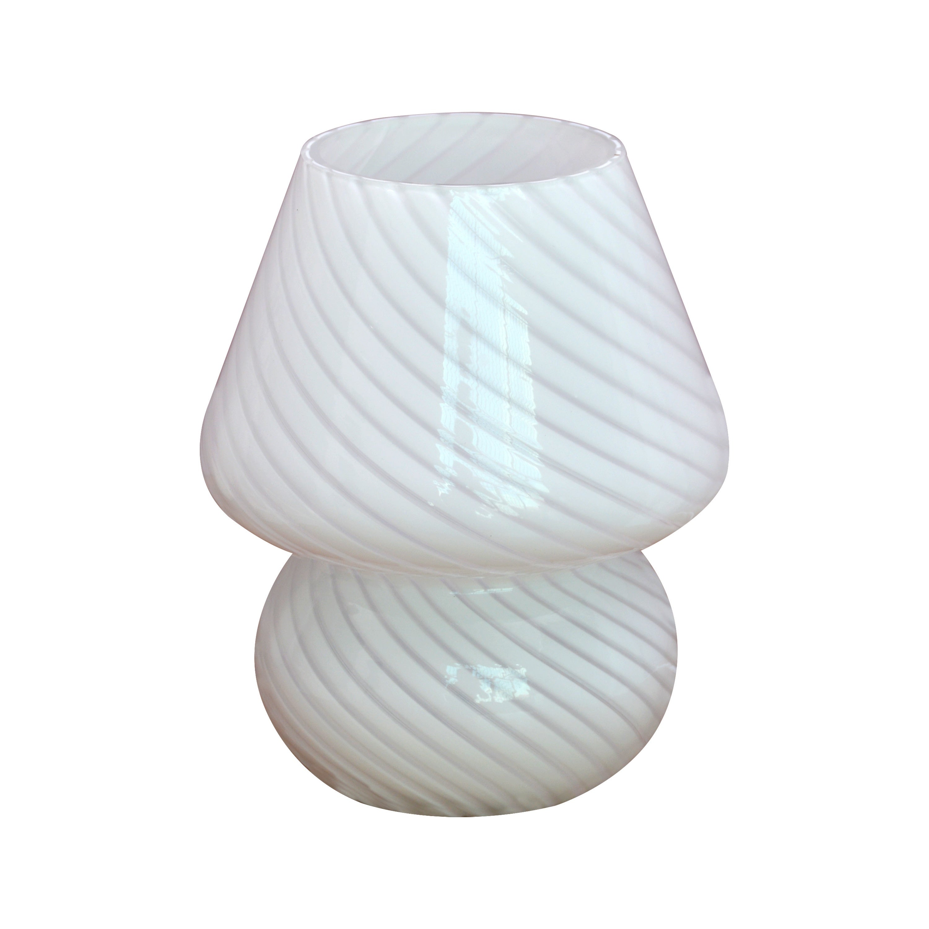 Style Glass Mushroom Lamp USB Dimmable LED Table Light