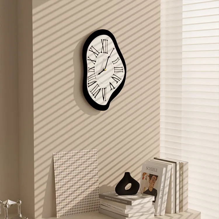 Surrealist Wall Clock with Artistic Numerals