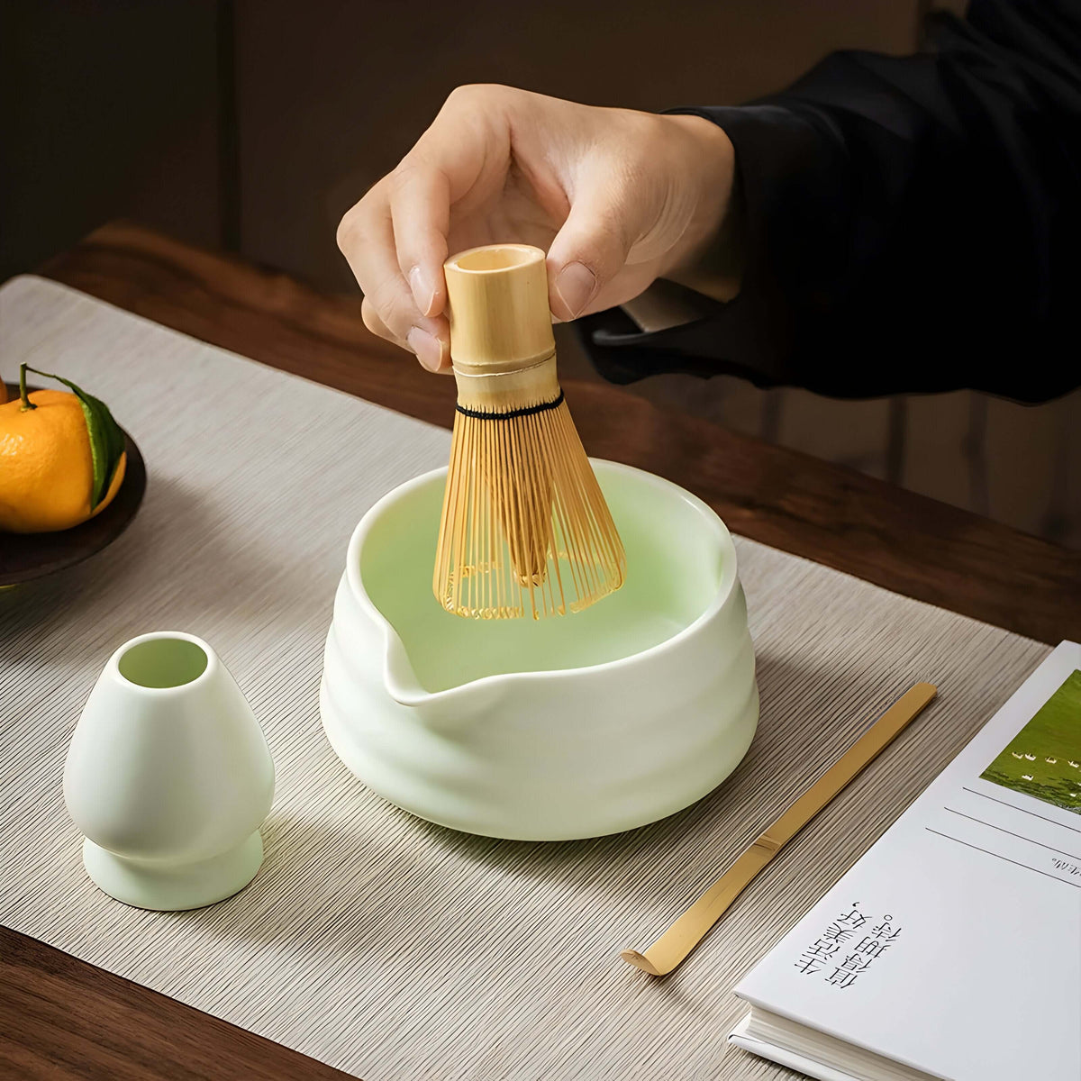 Matcha Bowl and Whisk