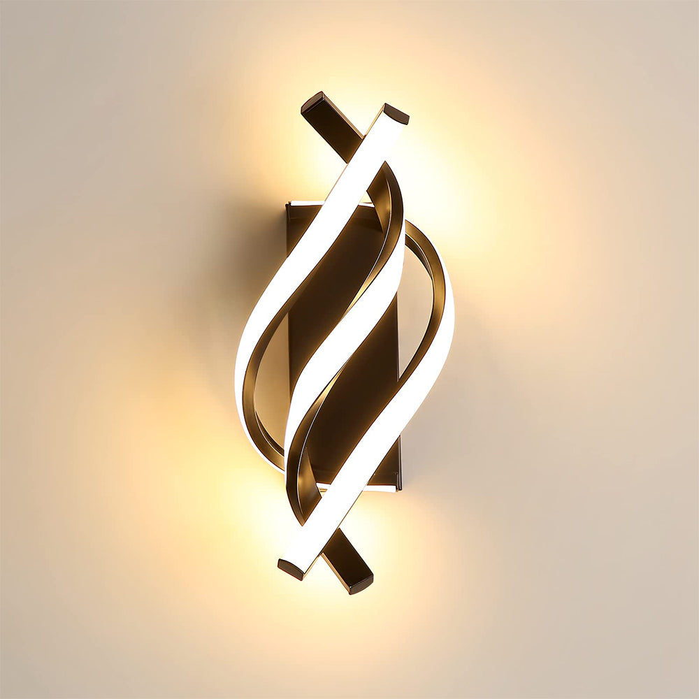 Twisted Shape LED Wall Lamp