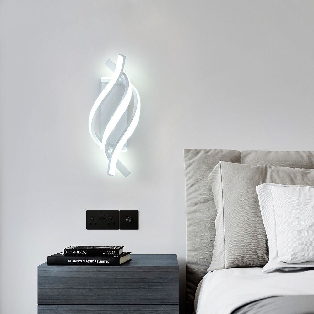 Twisted Shape LED Wall Lamp