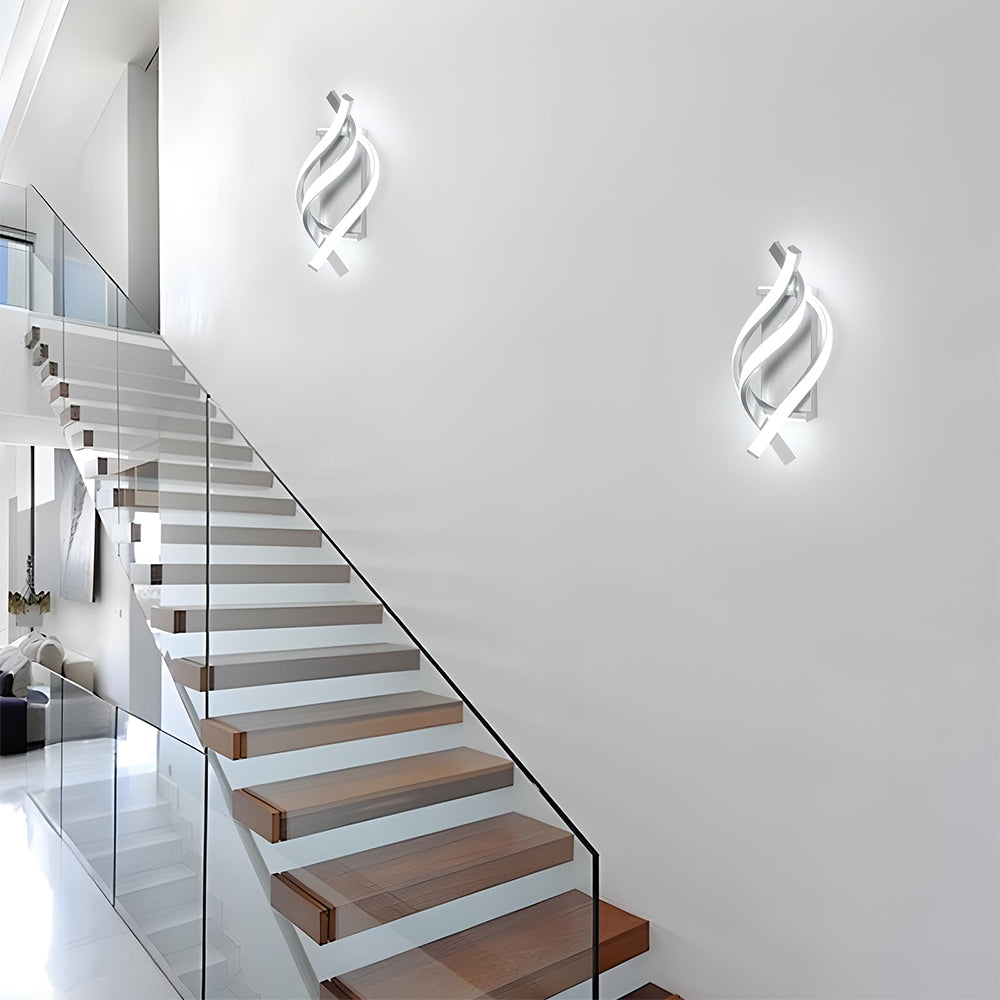 Twisted Shape LED Wall Lamp