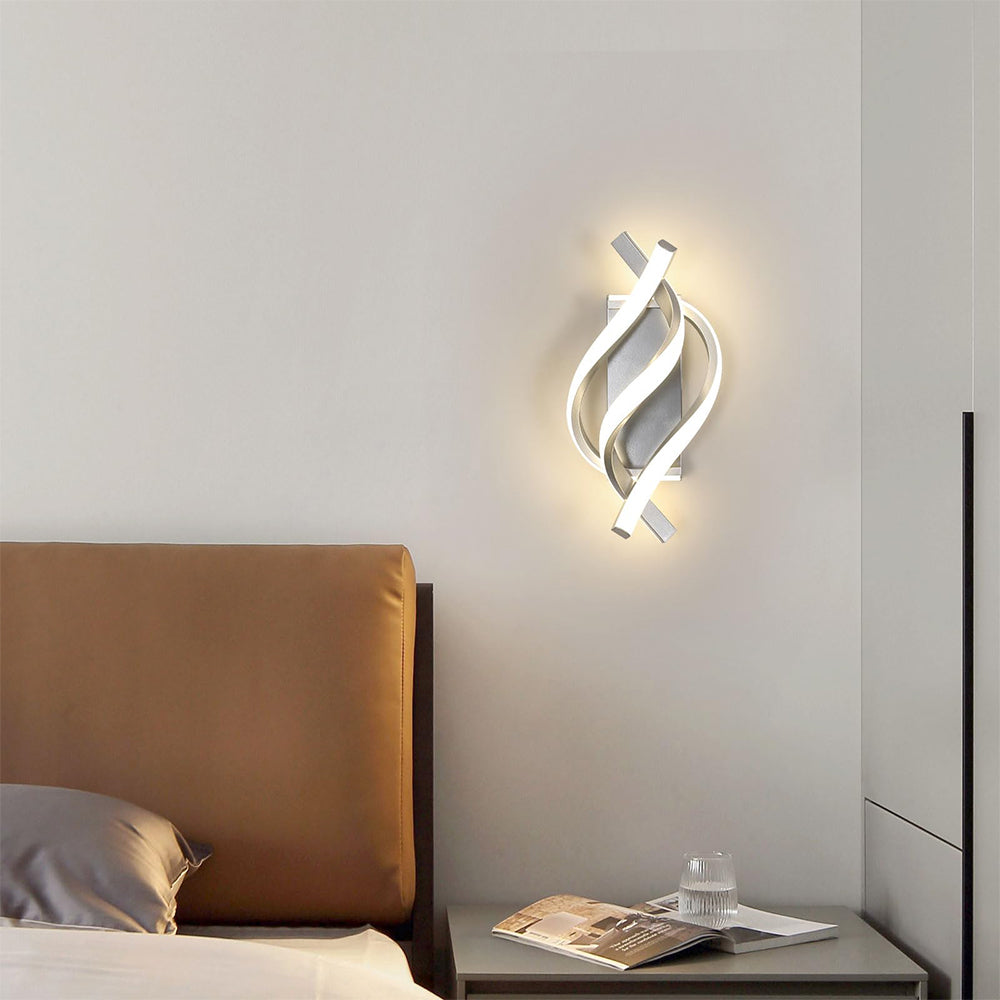Twisted Shape LED Wall Lamp