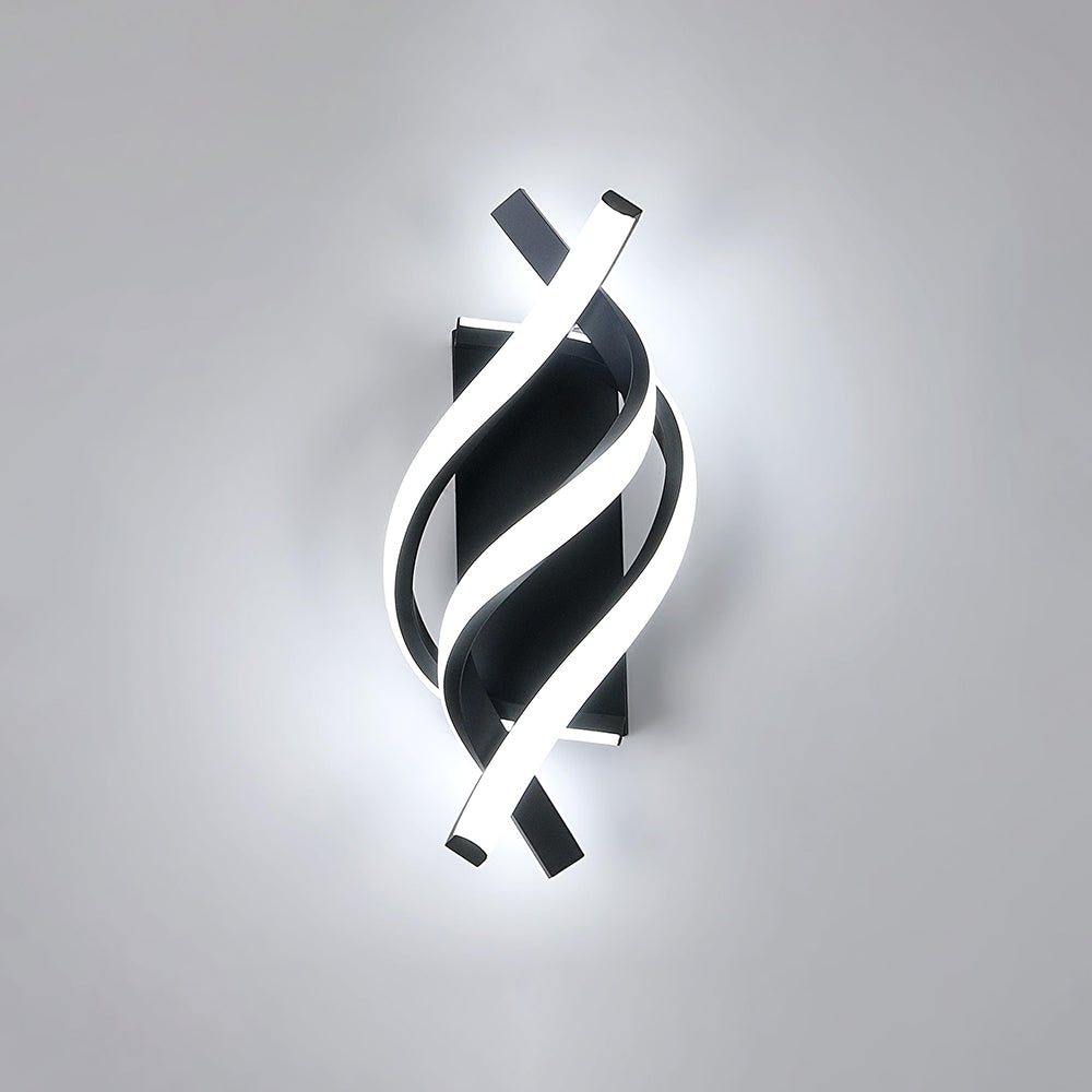 Twisted Shape LED Wall Lamp