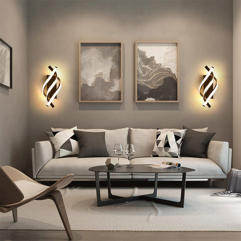 Twisted Shape LED Wall Lamp
