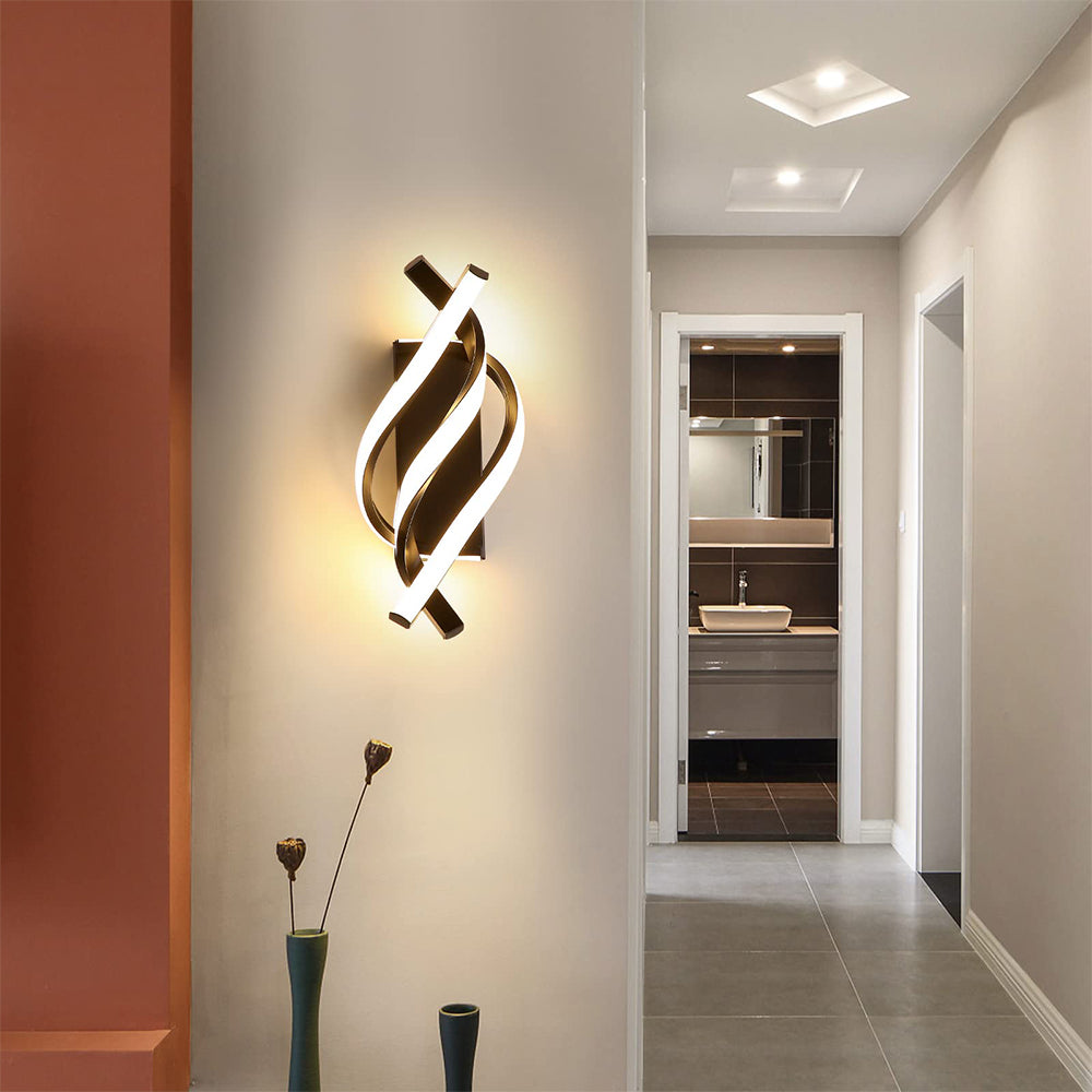 Twisted Shape LED Wall Lamp