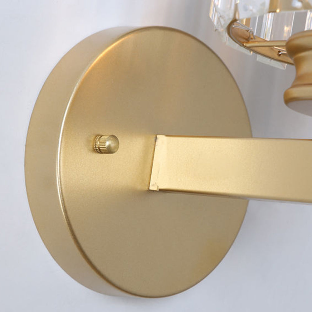 Vertical Glass Wall Lamp with Warm Adjustable Glow for Home Decor