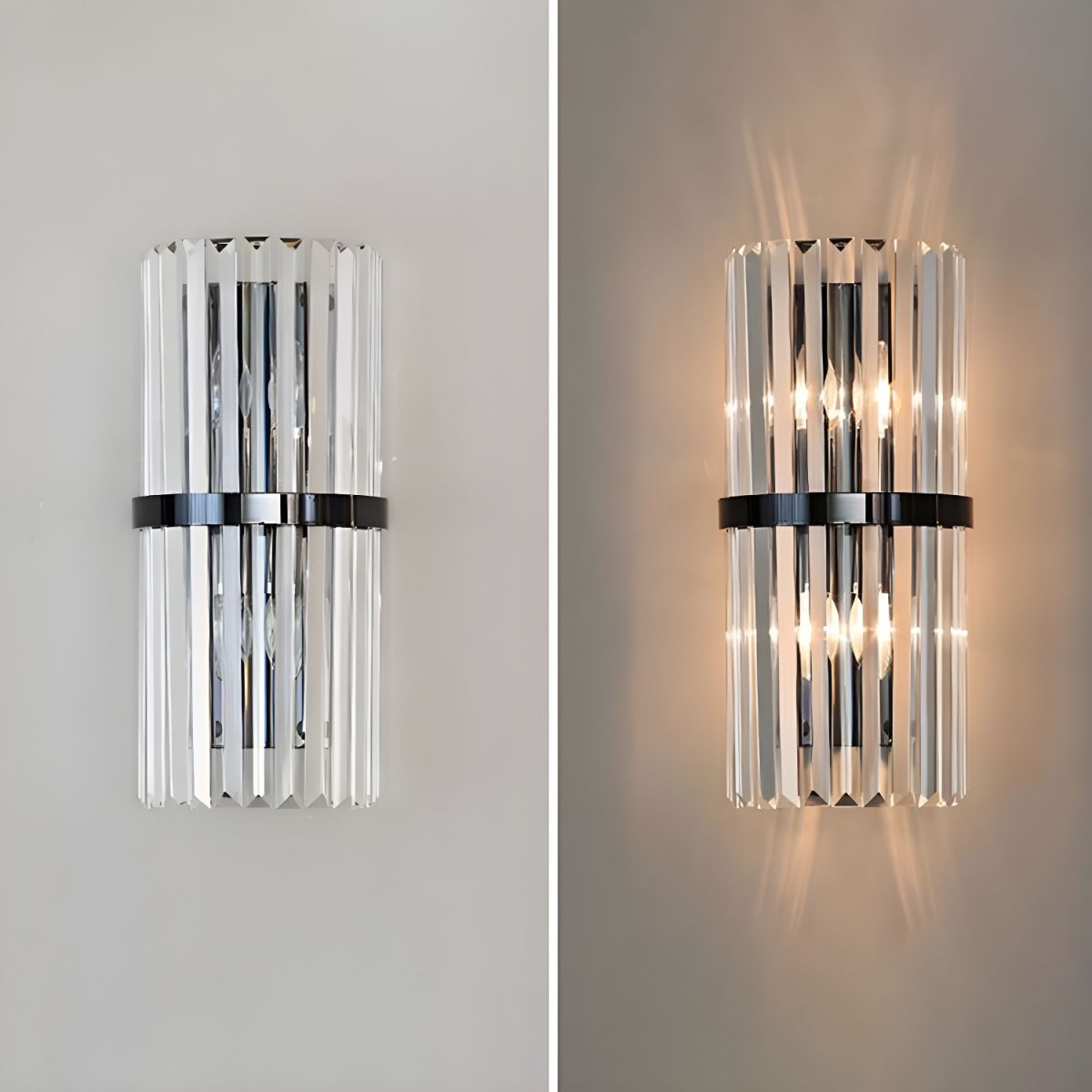 Wall-Mounted Crystal Indoor Lamp
