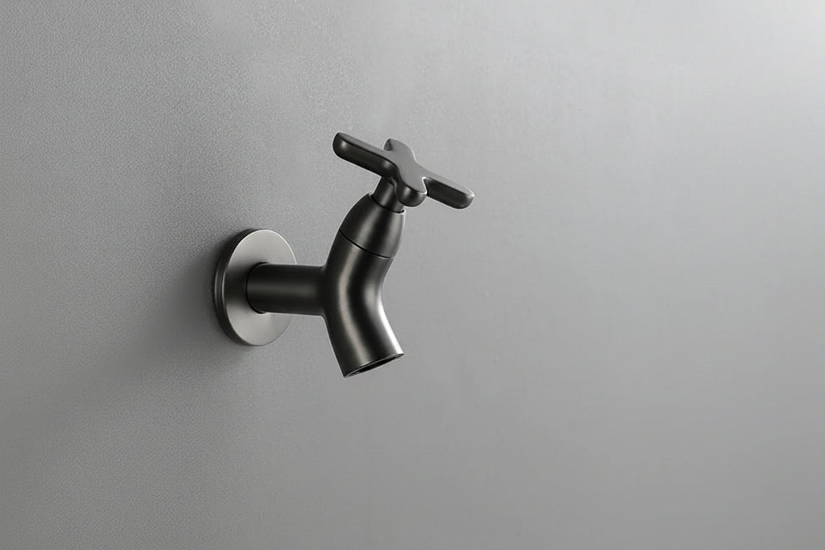 Wall-Mounted Cold Water Tap