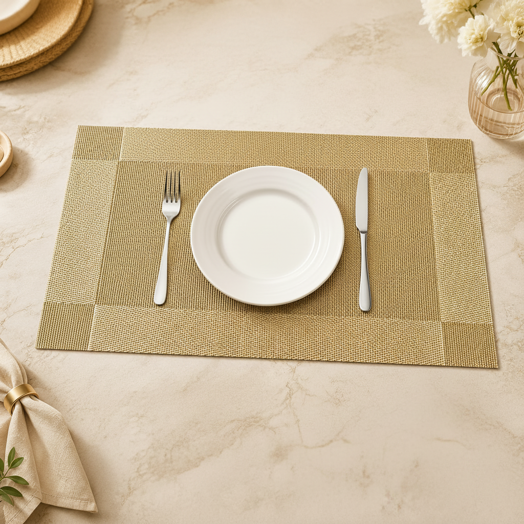 Washable Non-Slip Woven Table Mats