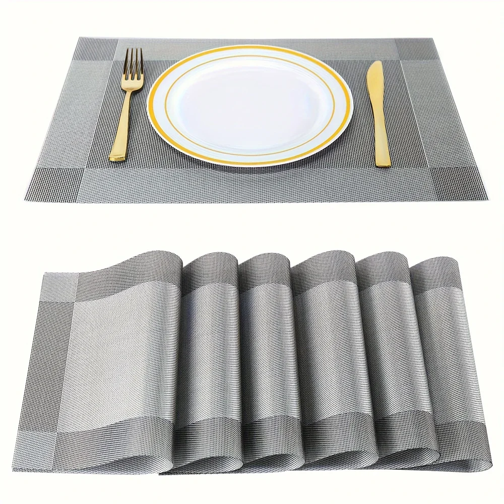 Washable Non-Slip Woven Table Mats