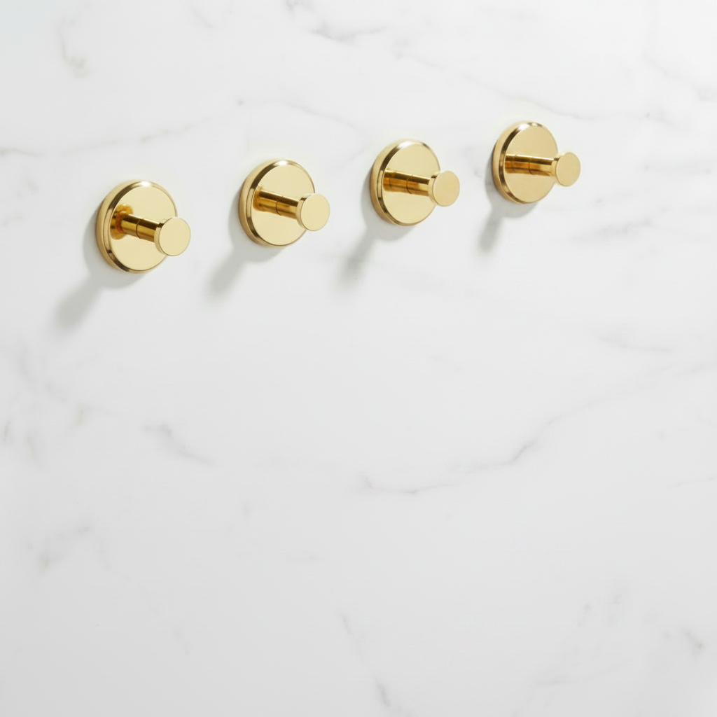 Waterproof No-Drill Hooks for Bathroom and Kitchen
