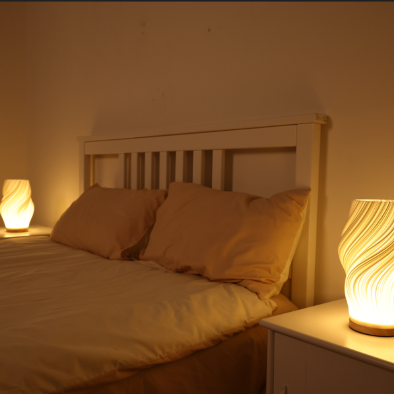 Wavy LED Table Lamp