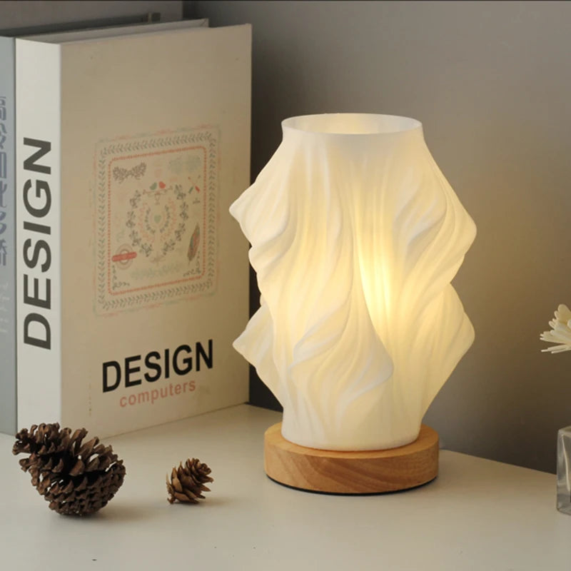 Wavy LED Table Lamp