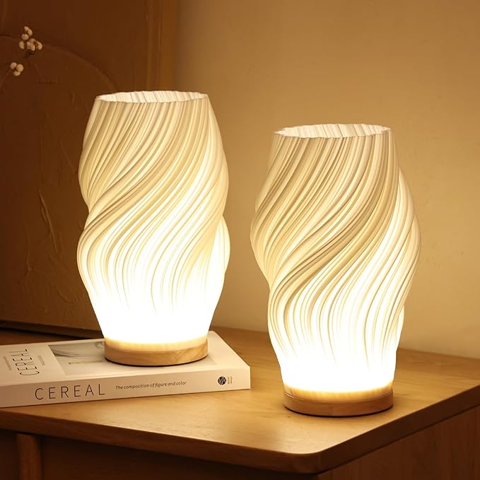 Wavy LED Table Lamp