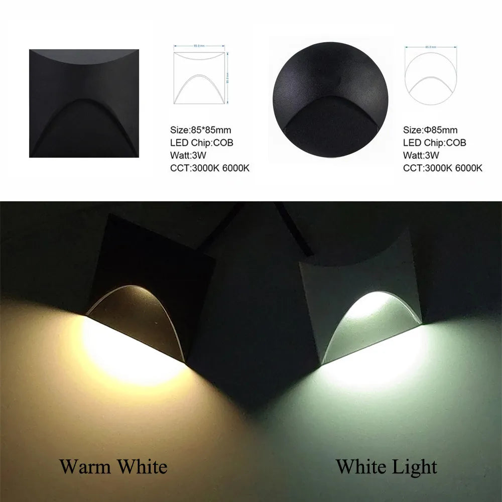 IP65 Adjustable LED Step Light with Eye-Friendly Illumination