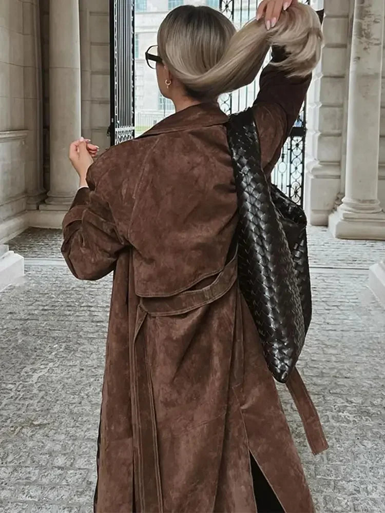 Women's Brown Suede Jacket