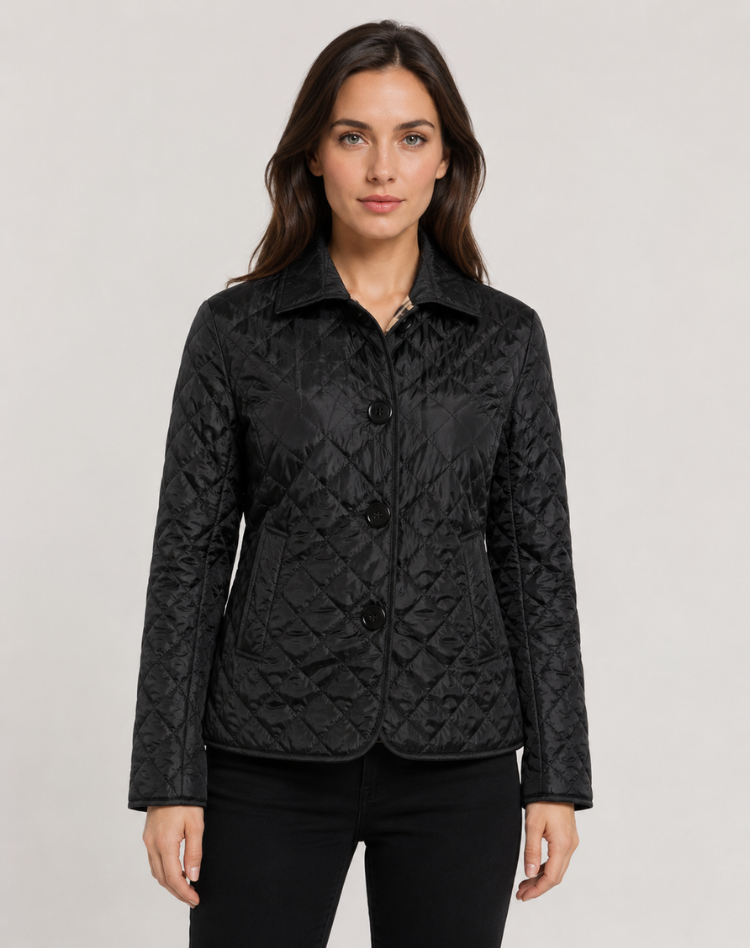 Women’s Button-Up Quilted Jacket