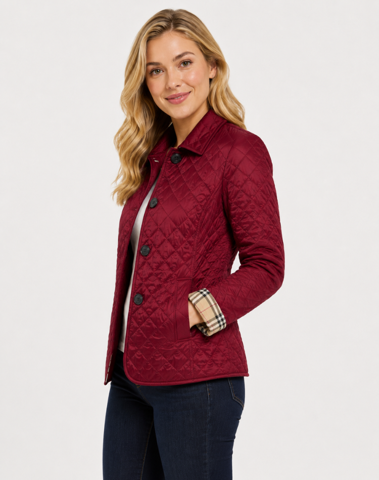 Women’s Button-Up Quilted Jacket