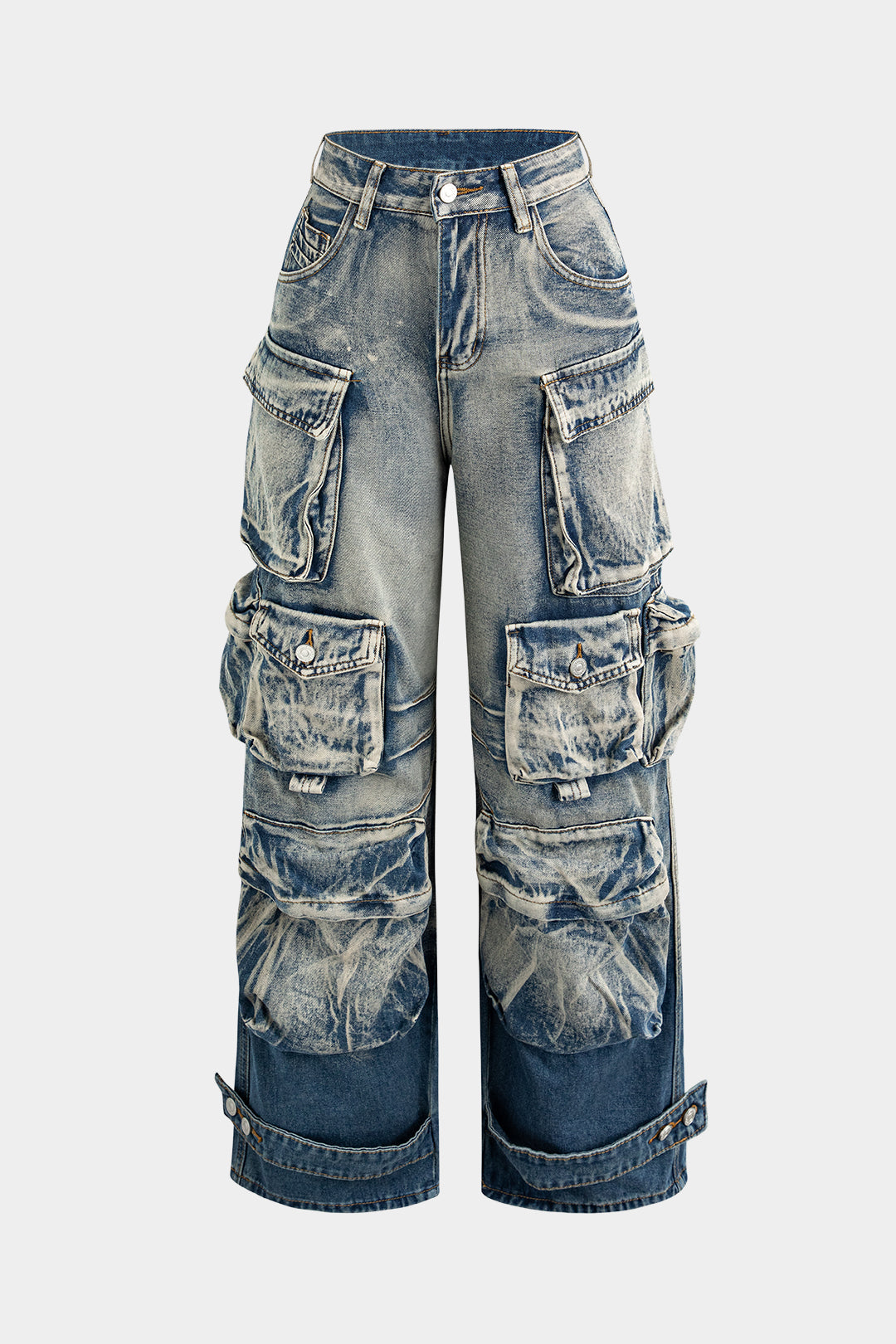 Women’s Ombre Cargo Jeans