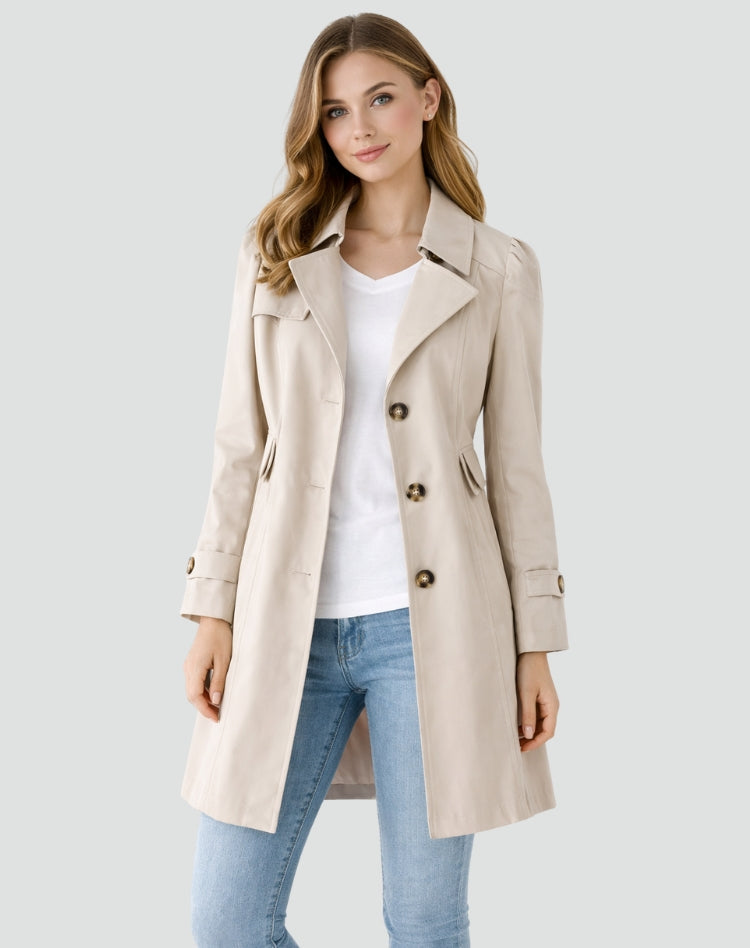Women’s Classic Short Trench Coat